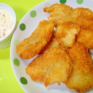 白身魚のフライ☆塩レモンタルタルソース添え